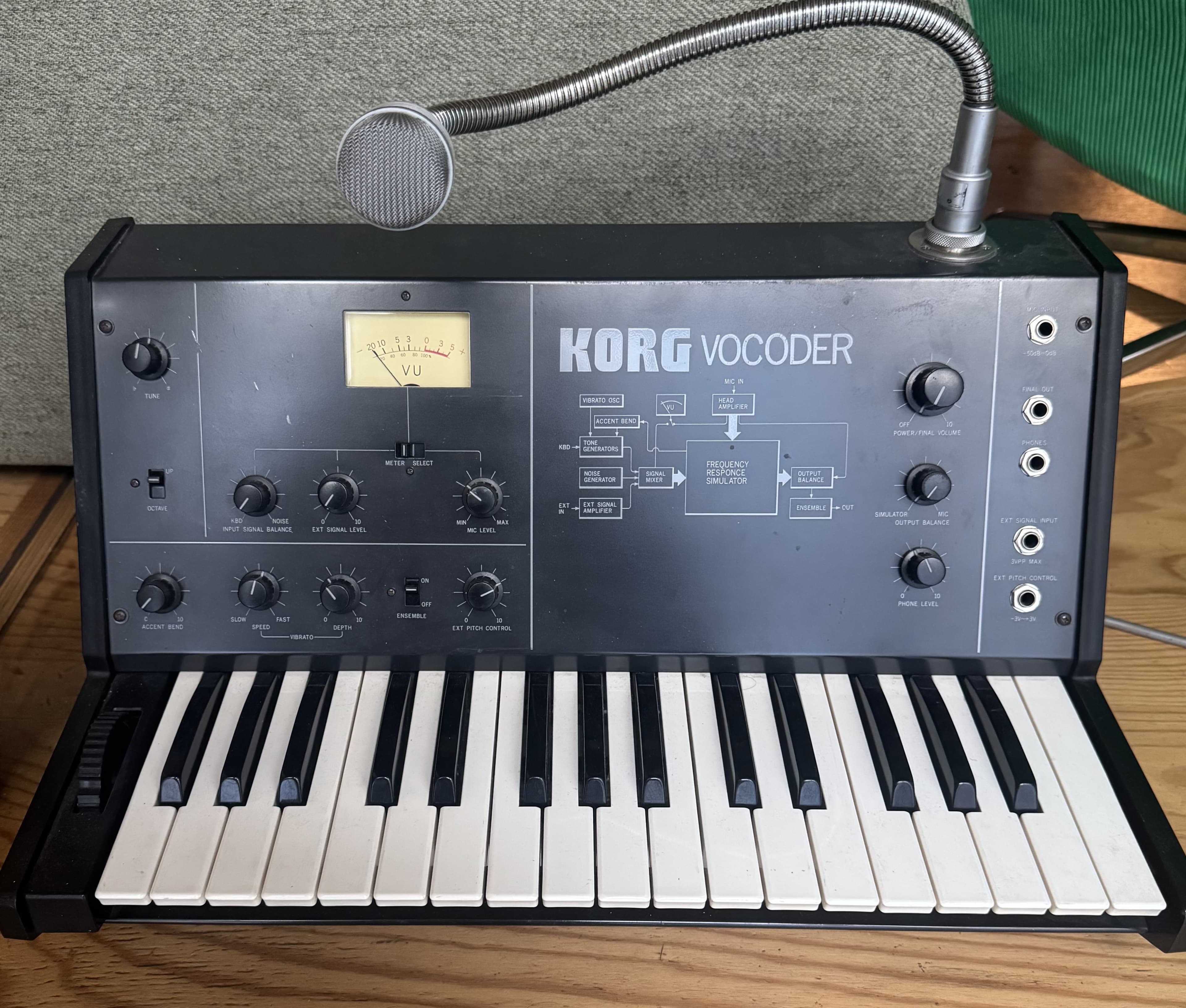 Korg vc10 vocoder