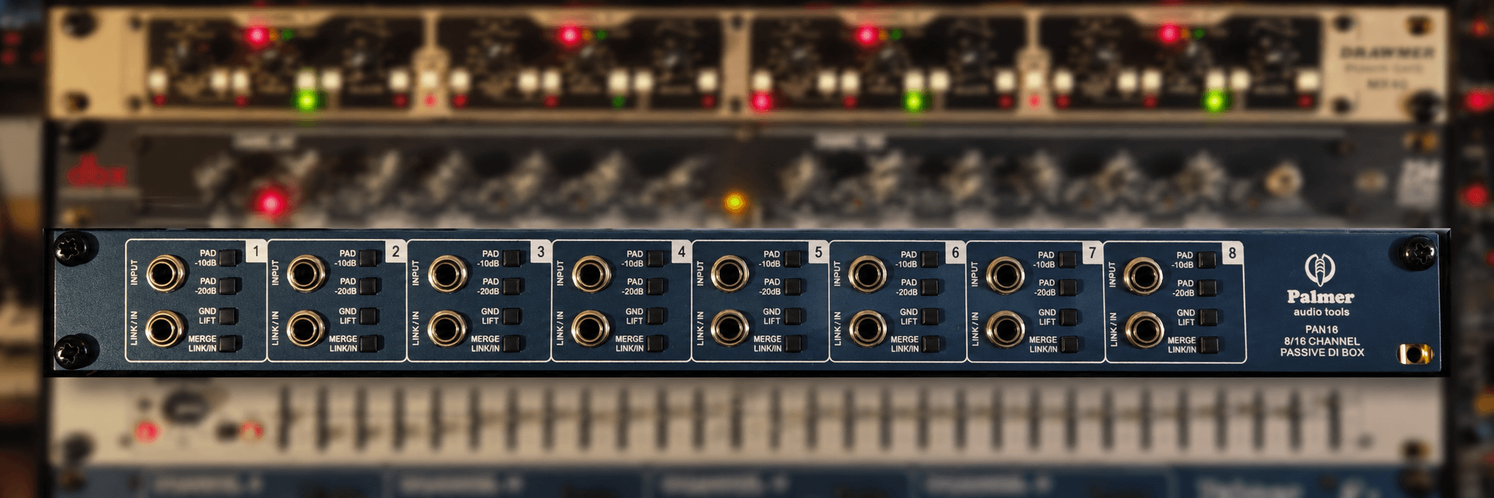 Palmer PAN16 DI Box passive 8 canaux