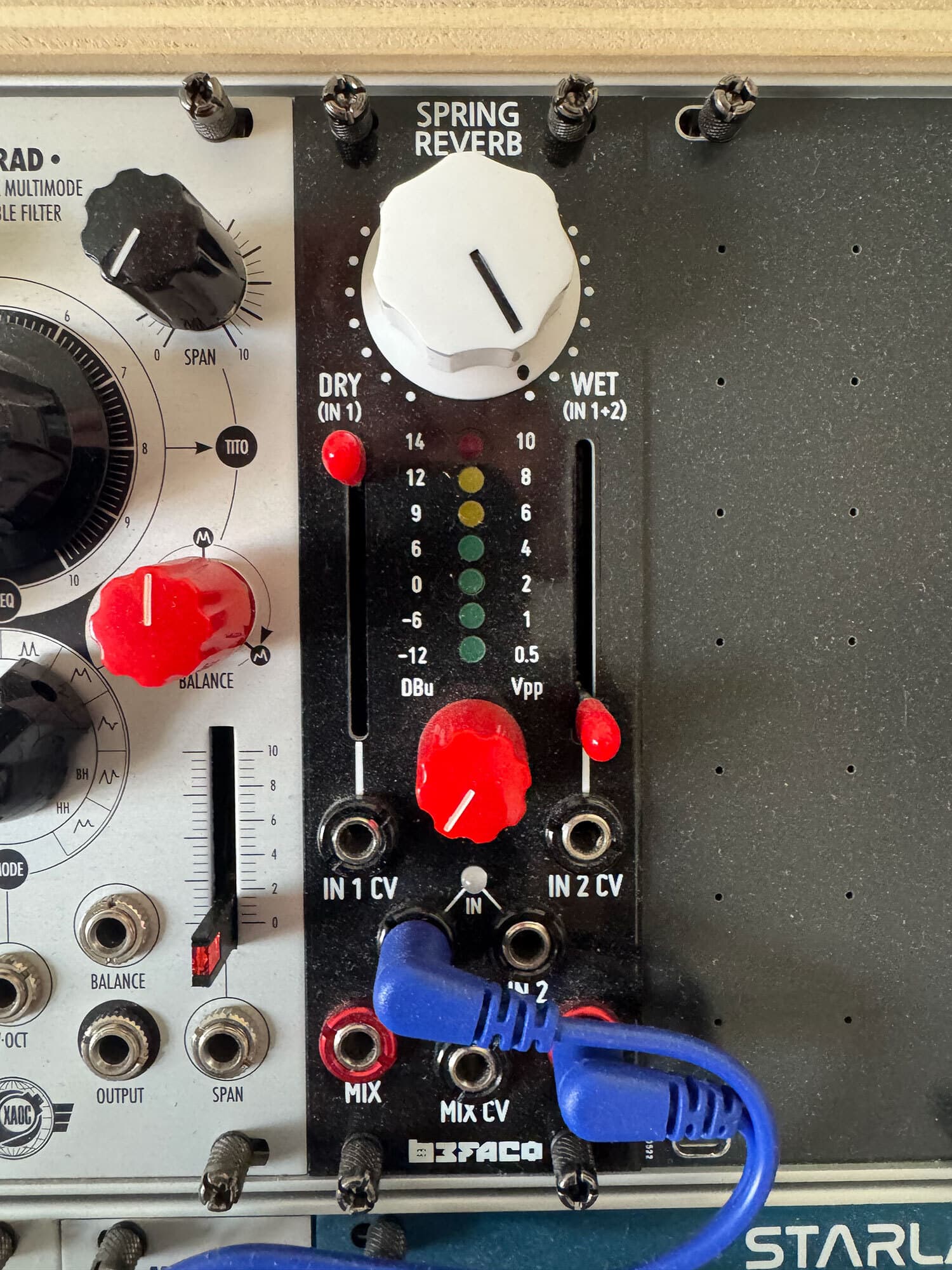 Vends une reverb à ressort Befaco