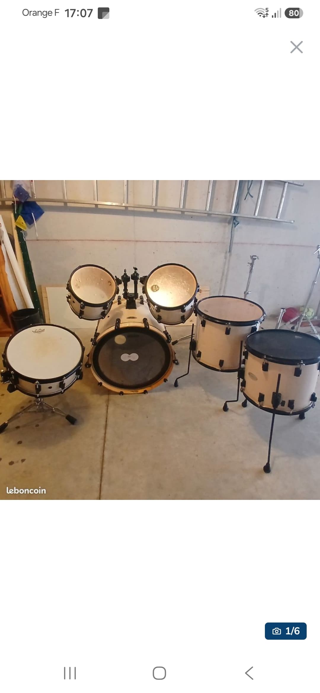 Vends Batterie Drumcraft
