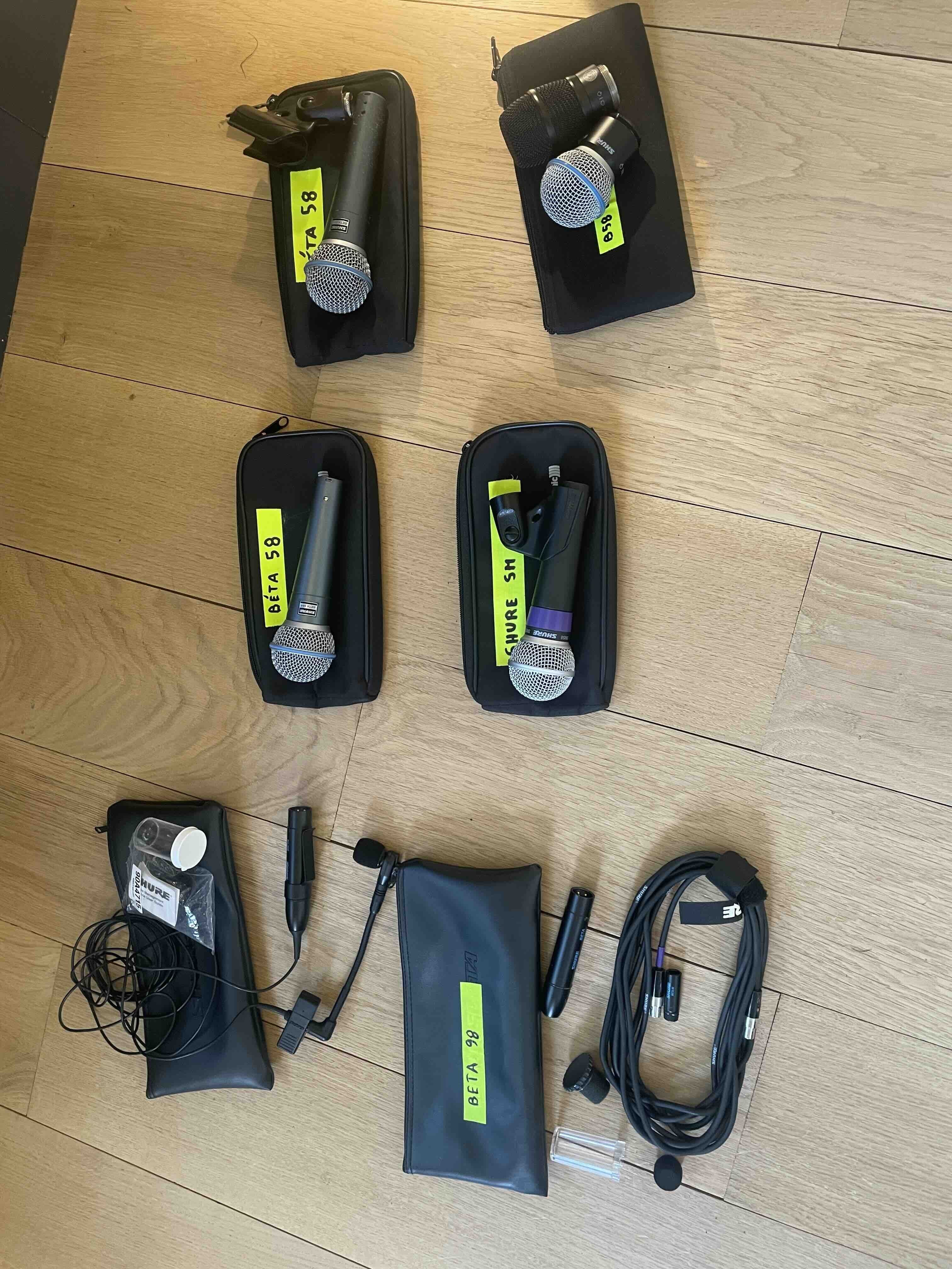 Ensemble de 2 Shure Beta 58 A