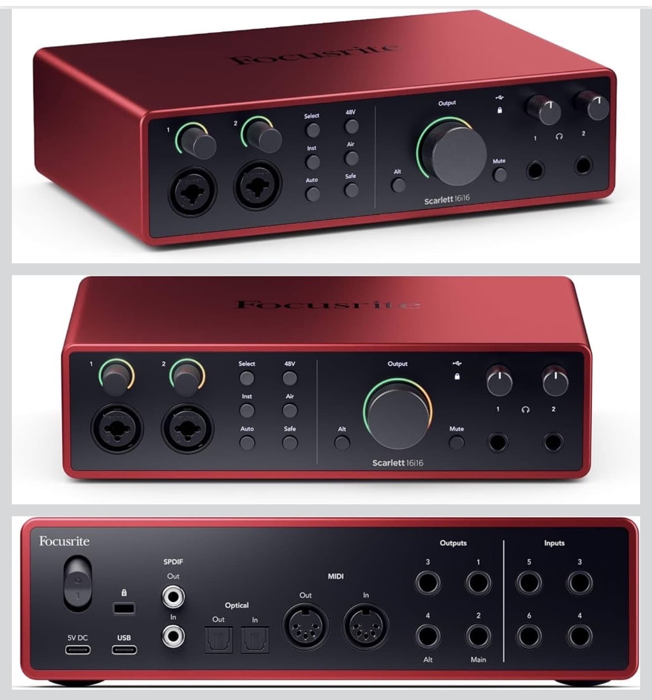 Je vends ma carte son Focusrite Scarlett 16i16 de 4ème génération, NEUVE idéale pour un home studio professionnel