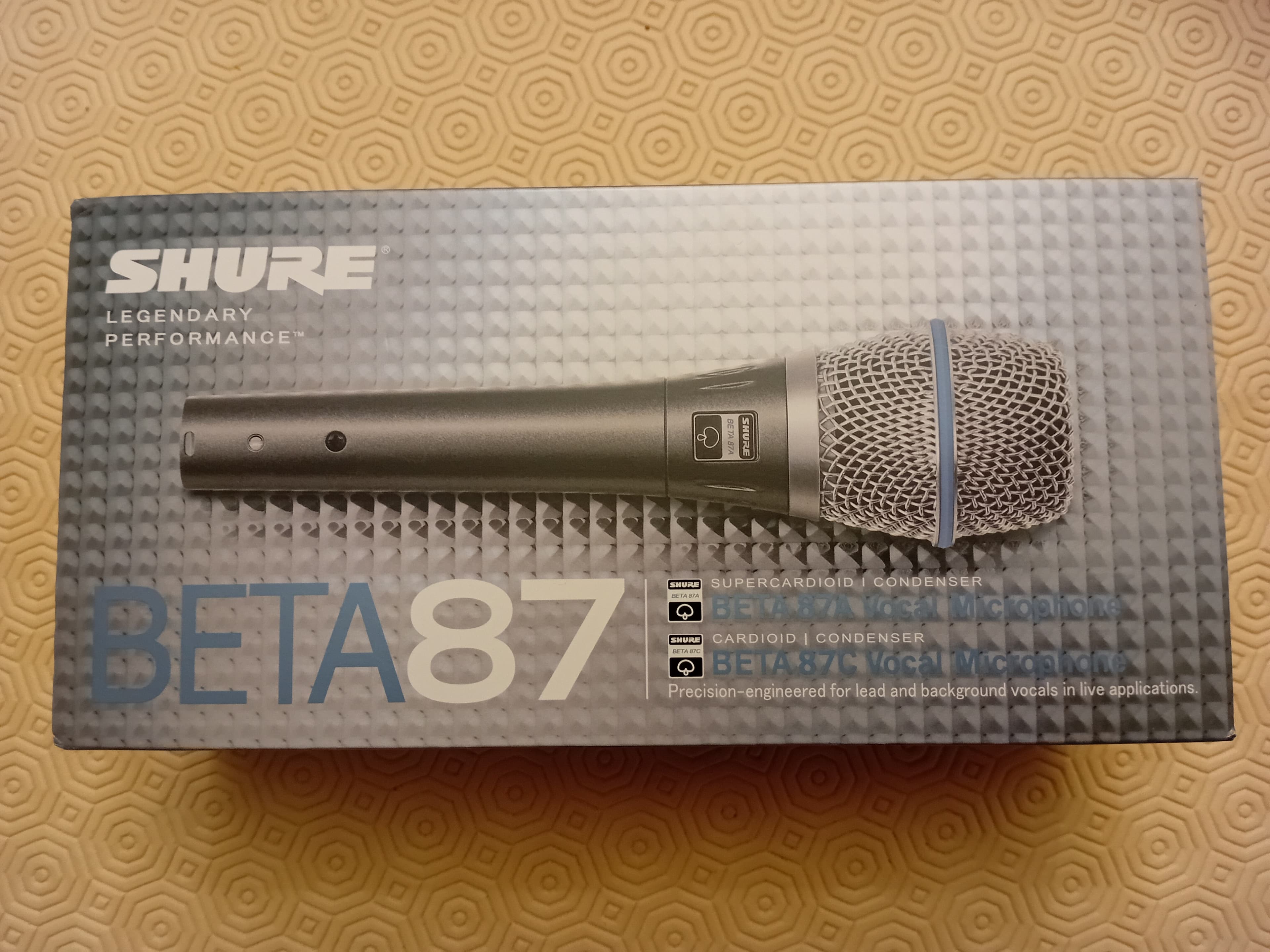 Vends micro shure beta 87 A