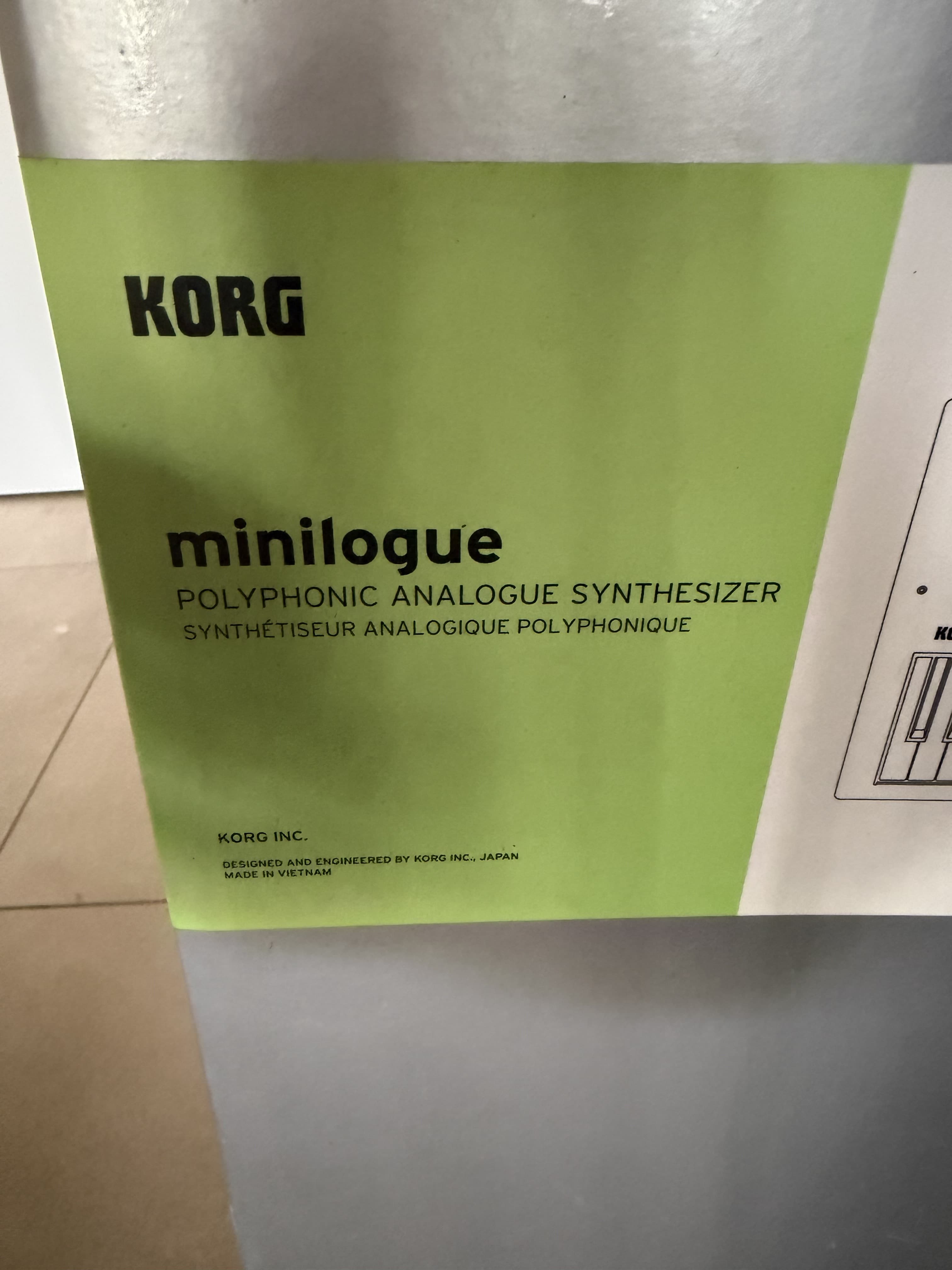 Cause depart vend minilogue