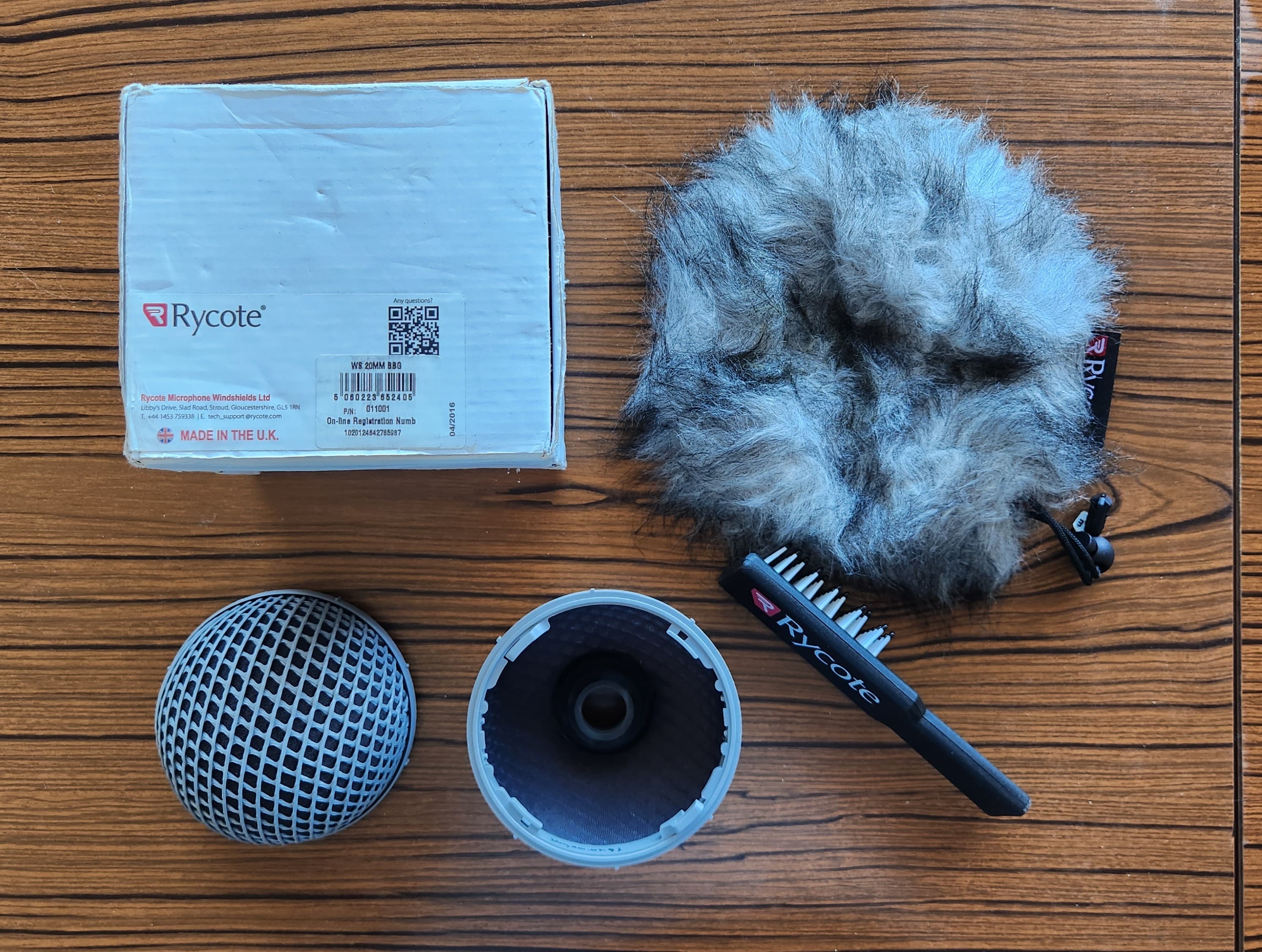 Rycote Baby Ball BBG 20 mm – Bonnette anti-vent + fourrure