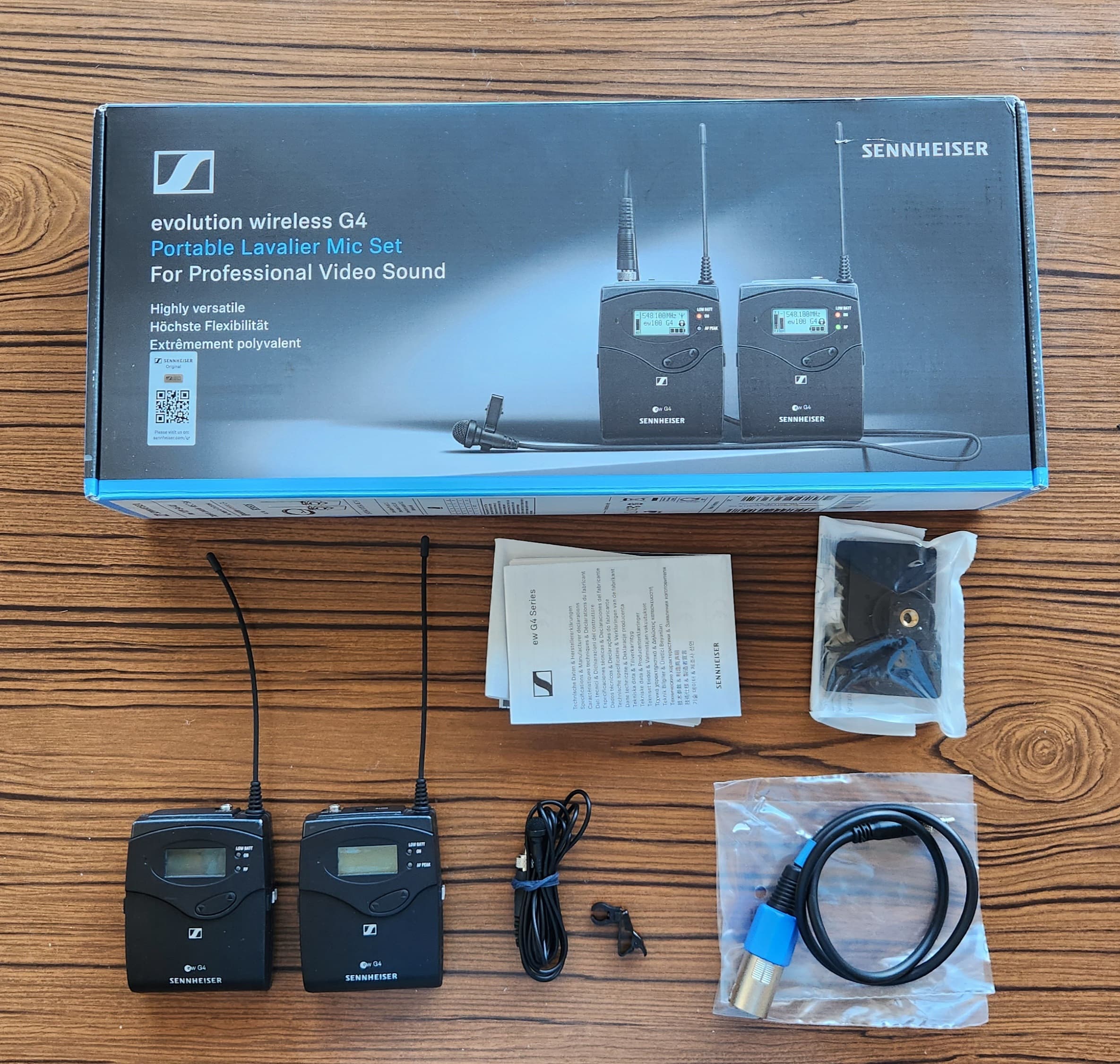 Sennheiser EW 112P G4-A1 – Kit HF micro-cravate ME 2 – État quasi neuf