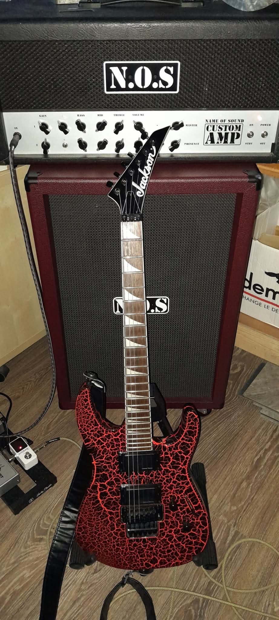 Jackson Soloist SLX orange crackle