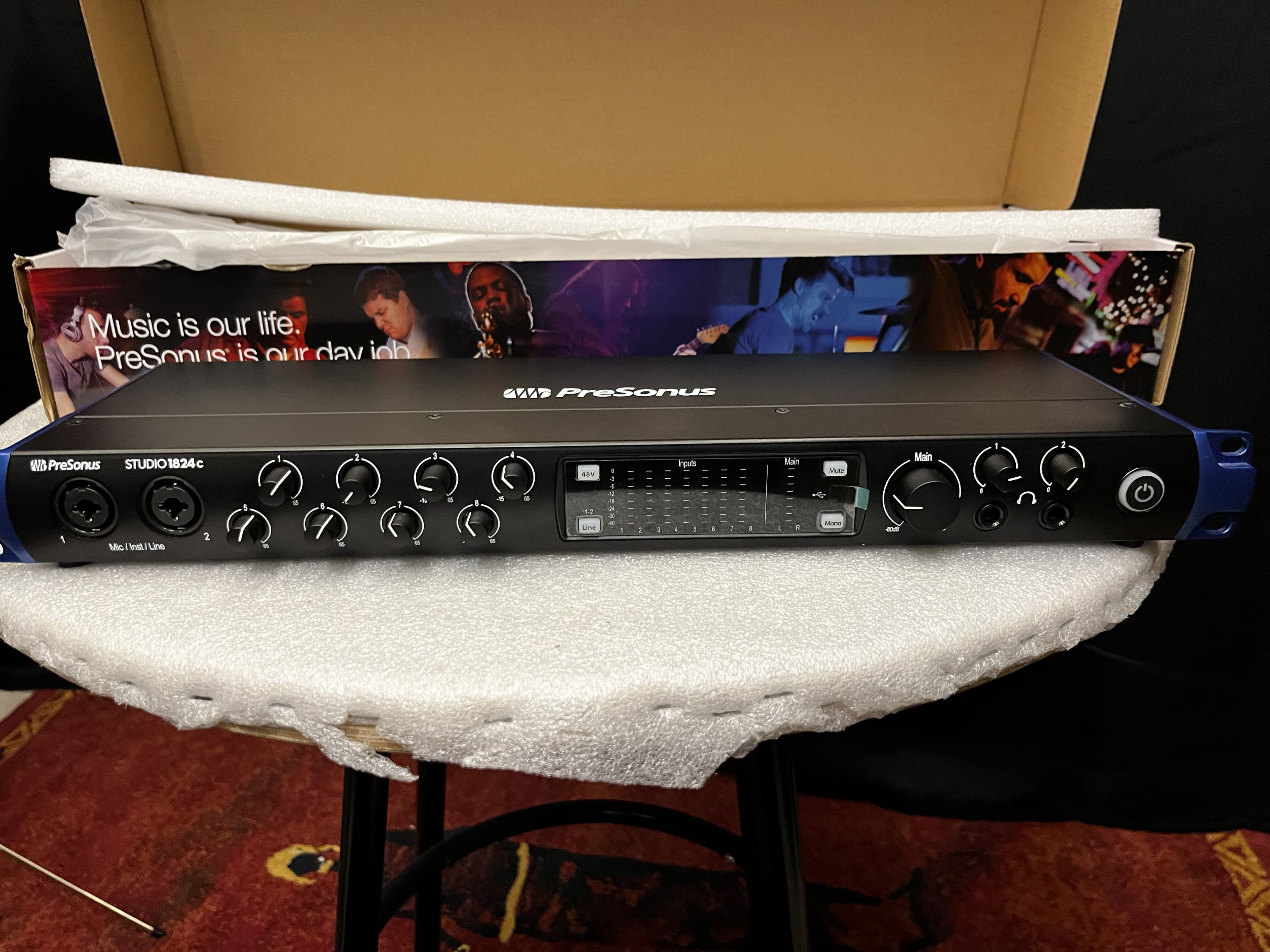 PreSonus Studio 1824c, quasi neuve, complète en boîte
