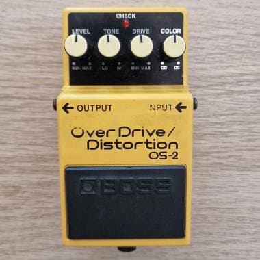 Boss OS-2 - Pedale effetto OverDrive Distorsione chitarra e basso