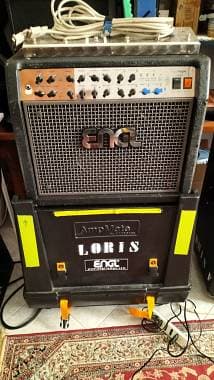 sovereign combo 1x12 amp w/ case _footswitch