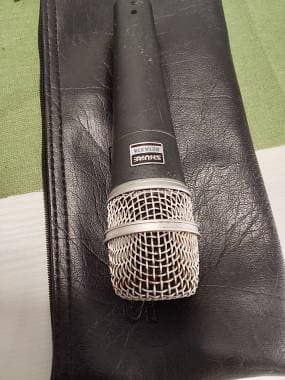Shure Beta 57a SENZA COLLARINO AZZURRO
