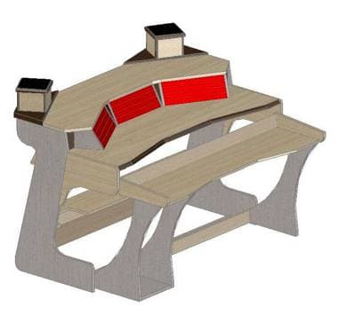 Zaor Miza X Tavolo da studio - Custom Standing desk