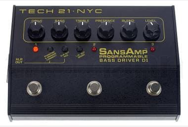 Sansamp Programmable bass driver Tech 21