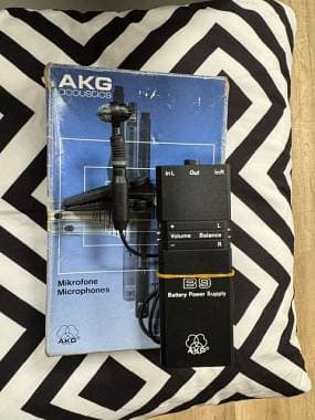 AKG C408 HYPERCARDIOD + AKG B9