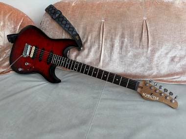 Schecter Sunset Custom ii Tiger eye Custom shop