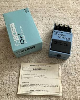 Boss Boss ch1 chorus Blue label 80