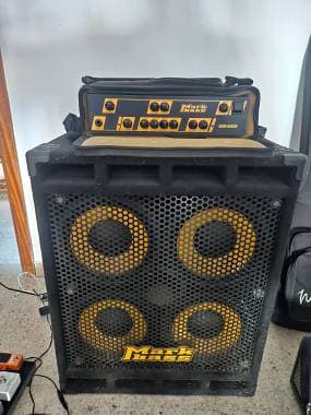 Markbass Testata Sa450 + cassa std104 e borsa portatestata