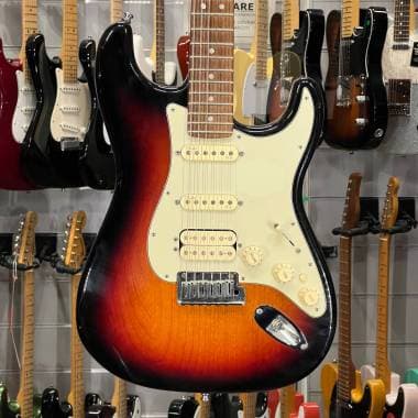 FENDER - AMERICAN DELUXE STRATOCASTER HSS 3 COLOR SUNBURST 2014 - Spedizione Gratis