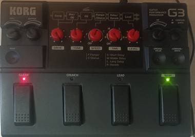 Pedaliera/Multieffetto Korg G3