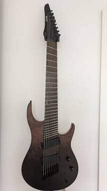 Chitarra 8 corde multiscala Gear4music G4M 529 Grey Tide Fade