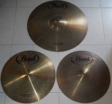 Pearl CX 300 hi-hat 14'' + crash-ride 18''
