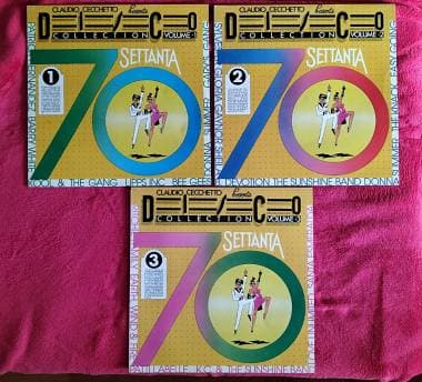 3 vinili Disco Collection - Claudio Cecchetto