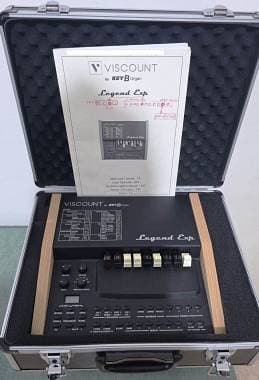 Viscount Legend EXP: valigetta professionale,alimentatore, manuale. Da vetrina