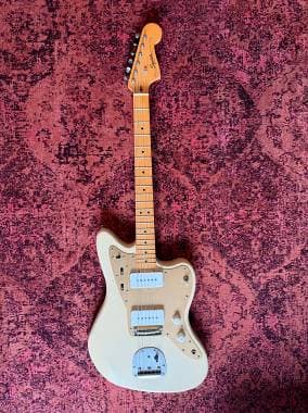 Fender Squier 40th Anniversary Jazzmaster Gold Edition - Desert Sand