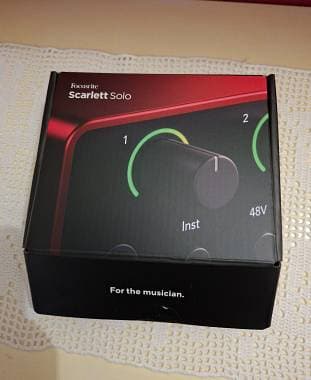 Focusrite Scarlett Solo 4th gen