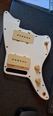 Pickup Fender Jazzmaster Alnico 5 completi pickguard cablato
