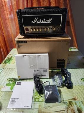 Marshall DSL1HR testata valvolare da 1W a 0,1W , IMMACOLATA, Garanzia Apr 2029