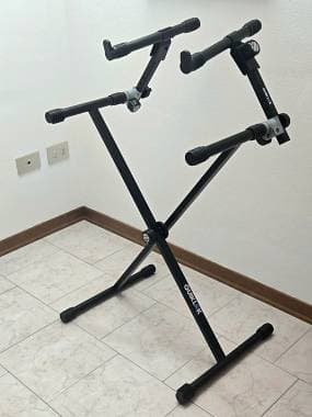 Doppio supporto reggitastiera Quiklok
