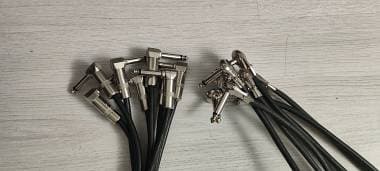 Set 15 cavi patch per pedaliere chitarra basso