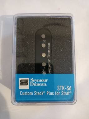 Seymour Duncan Custom Stack Plus for Strat colore nero (STK-S6)