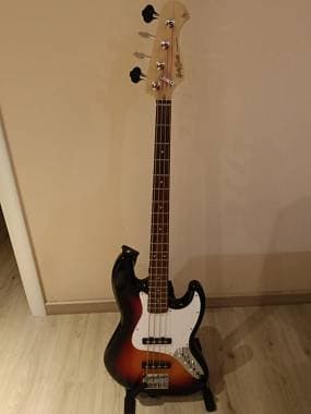 Basso elettrico Harley Benton JB-20 SB + Corde Flatwound e Tracolla