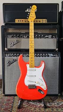Fender Stratocaster ST57-70TX - Crafted in Japan - 1999-2002  Fiesta Red Relic