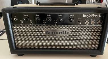 Brunetti SingleMan H, testata valvolare 50/15/2W, con Master Volume