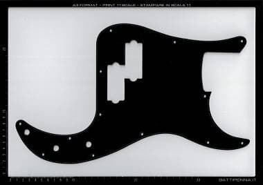 Battipenna.it Battipenna Fender Precision Bass Carbon wrap
