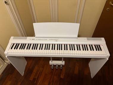 Yamaha P-125 Piano Digitale 88 TASTI Pesati - Con mobiletto, Pedaliera originale