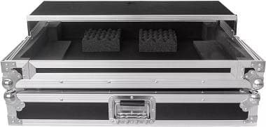Flightcase per Denon Prime 4 o Pioneer DDJ-rev7 con slitta porta Notebok