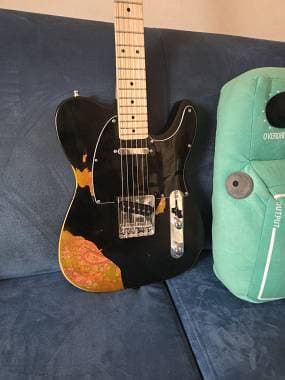 Telecaster relic overspray paisley scambio