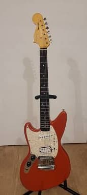 Fender Jagstang fiesta red mancina lefthand