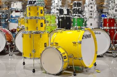 Sonor AQ1 Stage Set 22/10/12/16FT+14SD - Yellow - Prodotto solo esposto