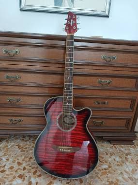 Chitarra Acustica elettrificata anni 90 Adonis FG-393