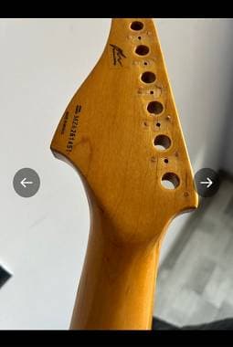 Vendo manico Fender MX scalloped