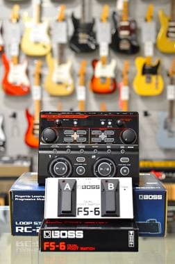 Boss RC-202 Loop Station + Boss FS-6 Dual Footswitsch