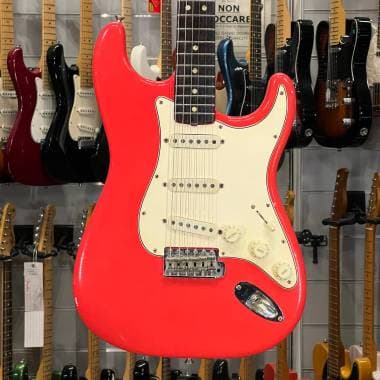 FENDER - 1966 STRATOCASTER REFIN FIESTA RED TRUE VINTAGE - Spedizione Gratis