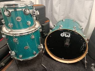 DW Collector's Maple Standard Teal Glass 3pz (Luglio 2026) + Custodie Stefy Line