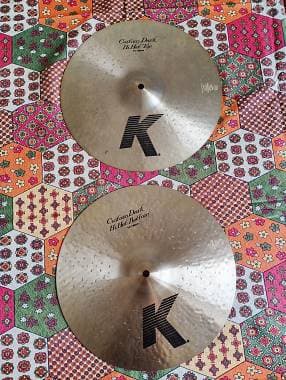 Zildjian K Custom dark hi hat 14