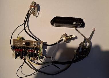 Circuito Fernandes Sustainer con Pickup Single Coil come Sustainiac